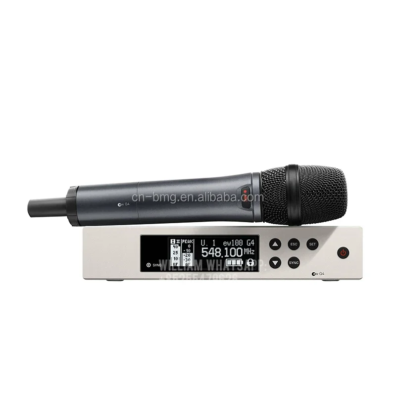 Top Quality EW135G4 EW 100 G4 Professional UHF Wireless Microphone System With EW100G4 Receiver E835 Microphone & Lapel Headset