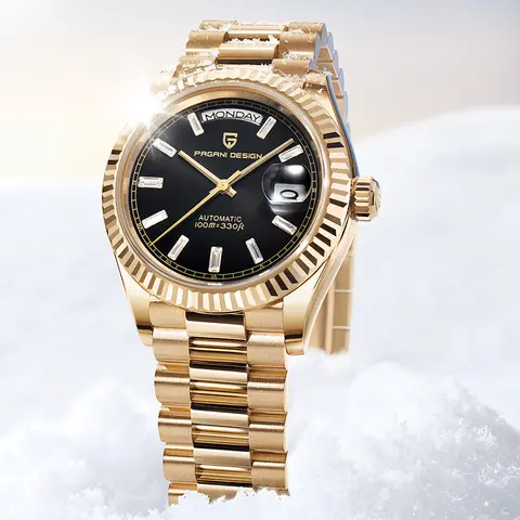 PAGANI DESIGN DD36 Gold Black Luxury Men's Mechanical Watches Automatic Watch For Men 2026 New AR Sapphire glass Wrist watch