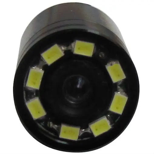 Microcámara de vídeo LED impermeable única, cámara subacuática para alcantarillado, CC de 12V, luz de 90 grados/encendido/movimiento automático, 3. ° ojo, 2026
