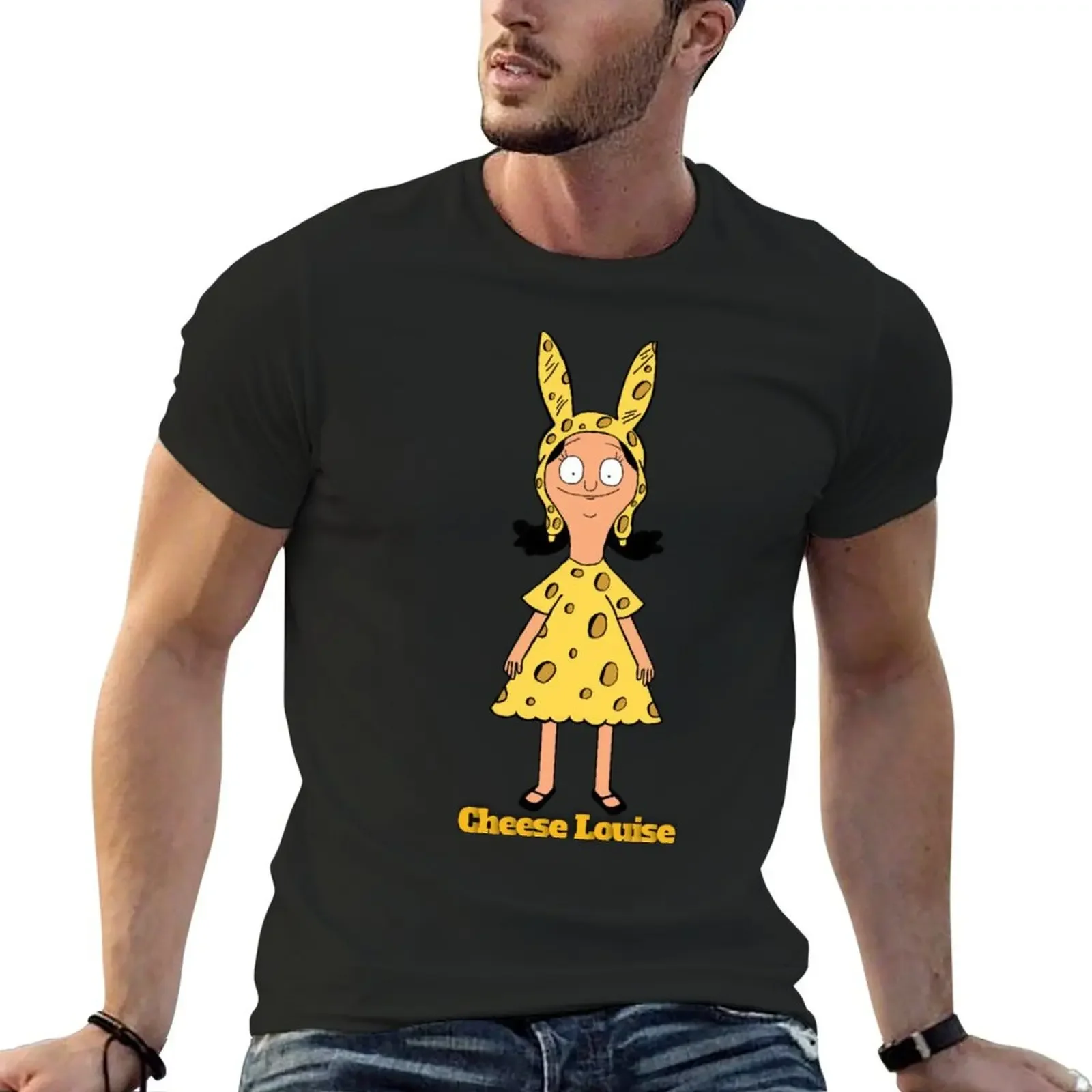 

Cheese Louise T-Shirt shirts graphic street wear oversizeds mens white t shirts
