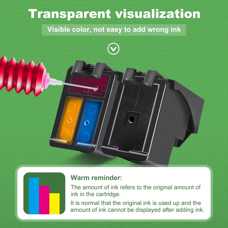 Compatible Ink Cartridge for HP 62XL for hp62 Envy 5540 5541 5542 5543 5544 5545 5546 5547 5548 5549 5640 5642 7640 7643 7645