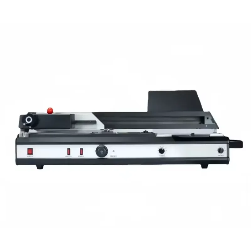 Desktop Hot Gluing Binder Wireless Manual Binding Machine Hot Melt Glue Binding Tool for Document File Books Notebooks