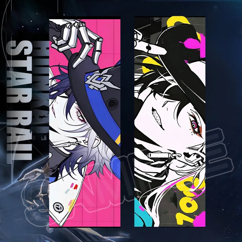 Honkai: Star Rail‌ Game Decoration Card Brick Ashveil Acrylic Ticket Stub and Stand Transparent Card Brooch Keychain Pendant - view 5
