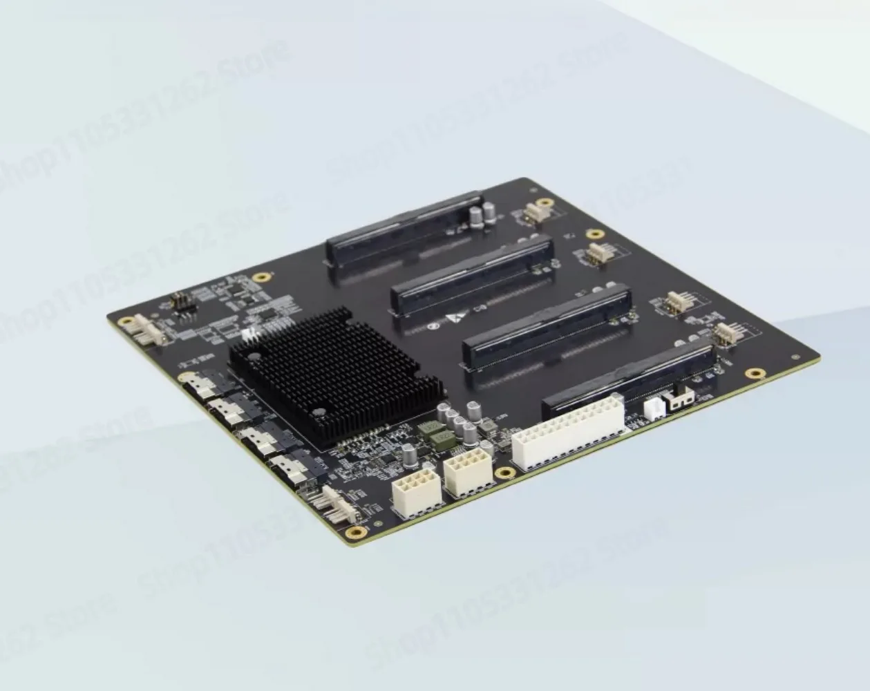 PEX88096 PCIe 4.0 GPU Expansion Board Quad Slot 65mm Wide