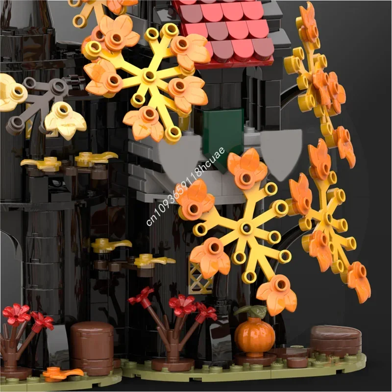 489pcs Forest Hideout - Wolfpack Mod Modularity Castle Moc Buildings Moc Building Blocks Set Assembly Bricks Toy Kid present