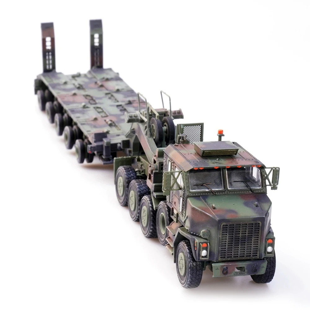 1:72 M1070 Oshkosh Alloy Tank Model NATO Tricolor Truck Boys Best Gift Collection Decoration Display Birthday Gift