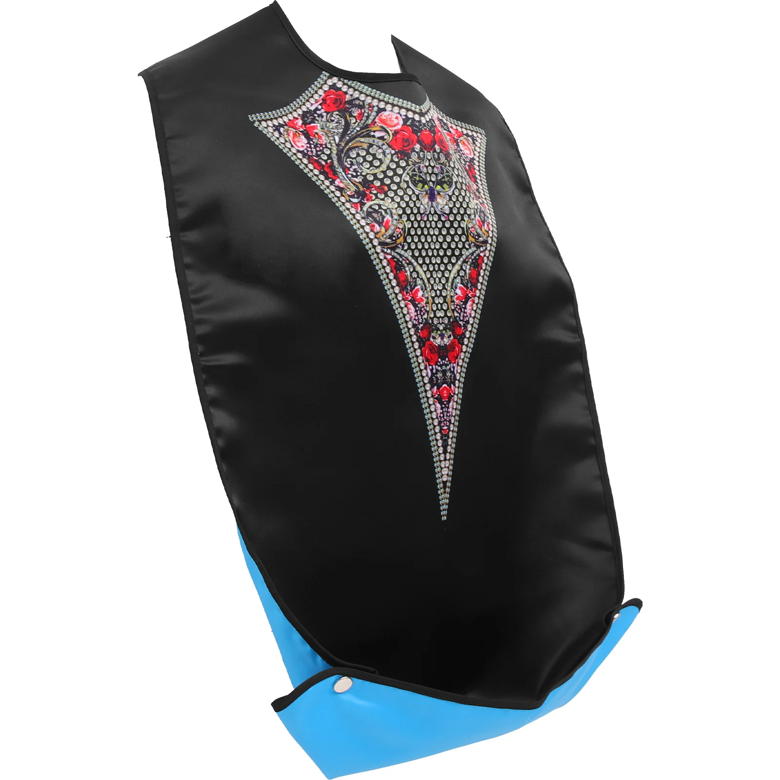 

Adult Bibs Polyester Large Size Foldable Washable Reusable Dinner Bib Elderly Apron Patient Feeding Clothing Protector