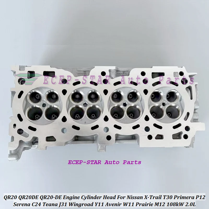 QR20 QR20DE QR20-DE Cylinder Head For Nissan X-Trail Primera T30 P12 Wingroad Y11 Serena C24 Teana J31 Avenir W11 Prairie 2.0L