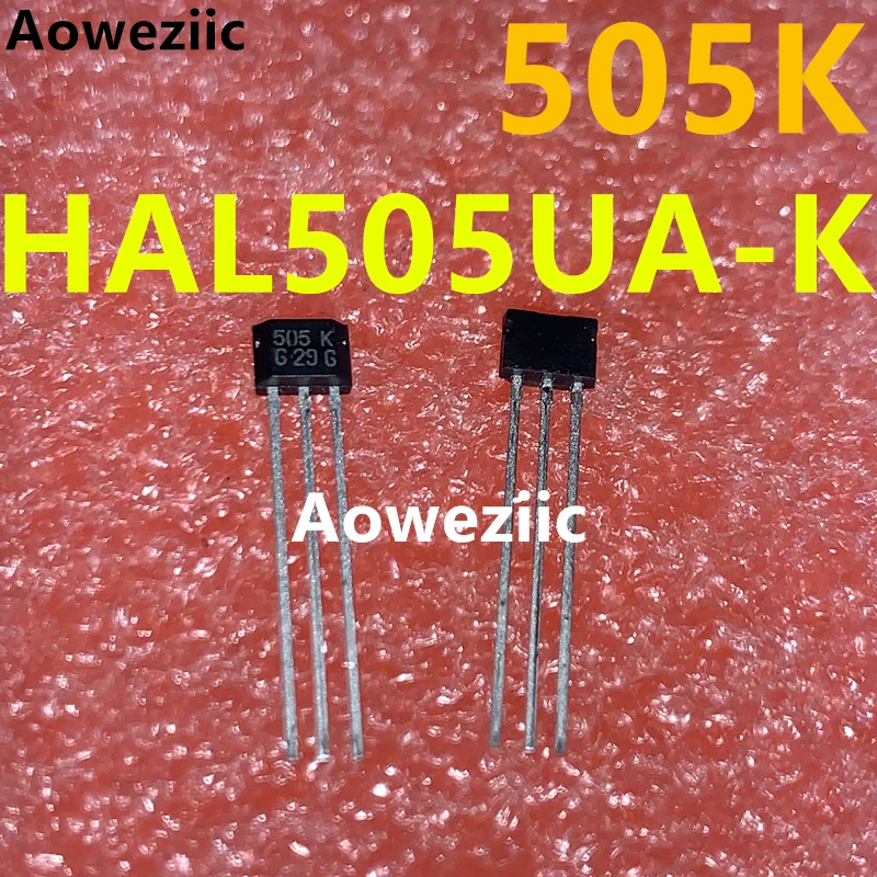 HAL505UA-K silk screen 505K bipolar latching magneto-sensitive element TO-92UA Hall element sensor