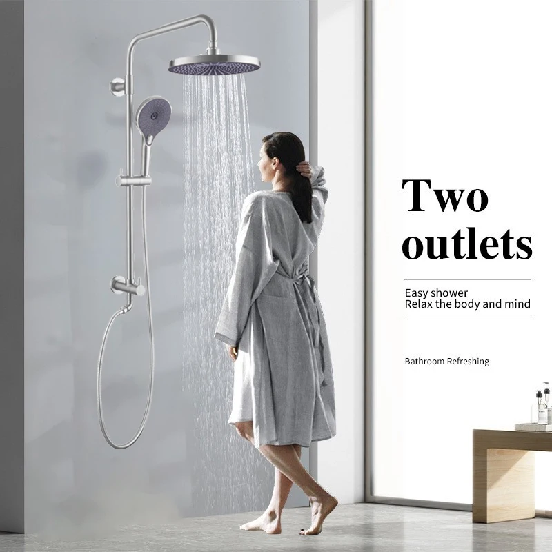 American Warehouse Ready to Shipwall Mounted Bathroom Faucet Brushed Nickel Bathroom Faucet Brass Thermostatic Vanity Faucet