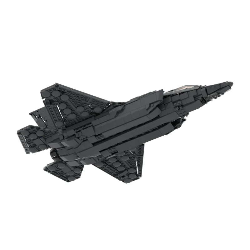Exquisite Neue Produkt MOC Bausteine Militär Modell F-35 Kämpfer Technologie Modulare kinder Spielzeug DIY Montage Set