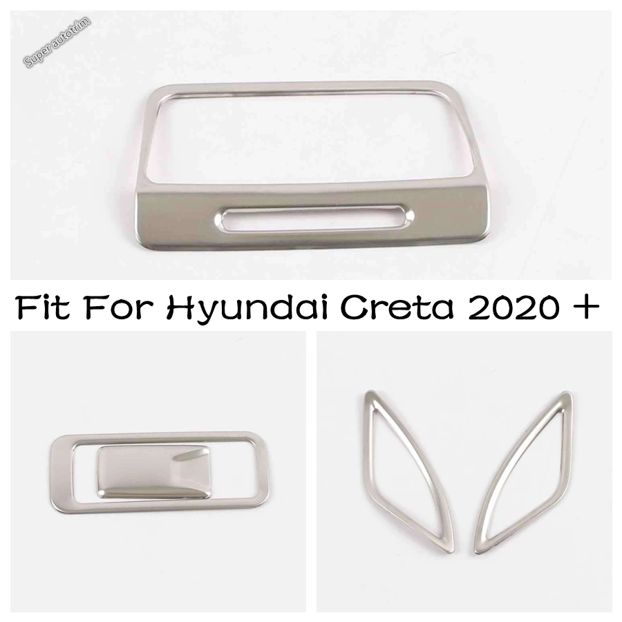 

Dashboard Air AC Conditioning ​Outlet / Glove Box Sequin / Head Lamp Button Cover Trim Accessories For Hyundai Creta 2020 - 2022