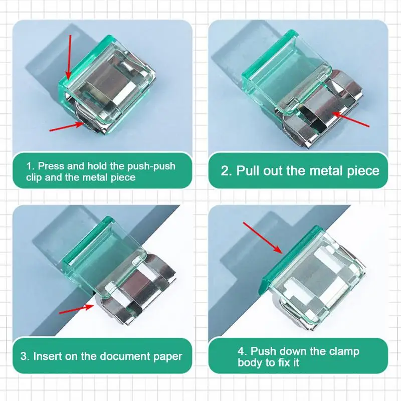 Mini Clips For Paper 20pcs Mini Binder Clips Clamps Colorful Paper Clips Bulk For Test Paper Workers Document For Wrapping Paper