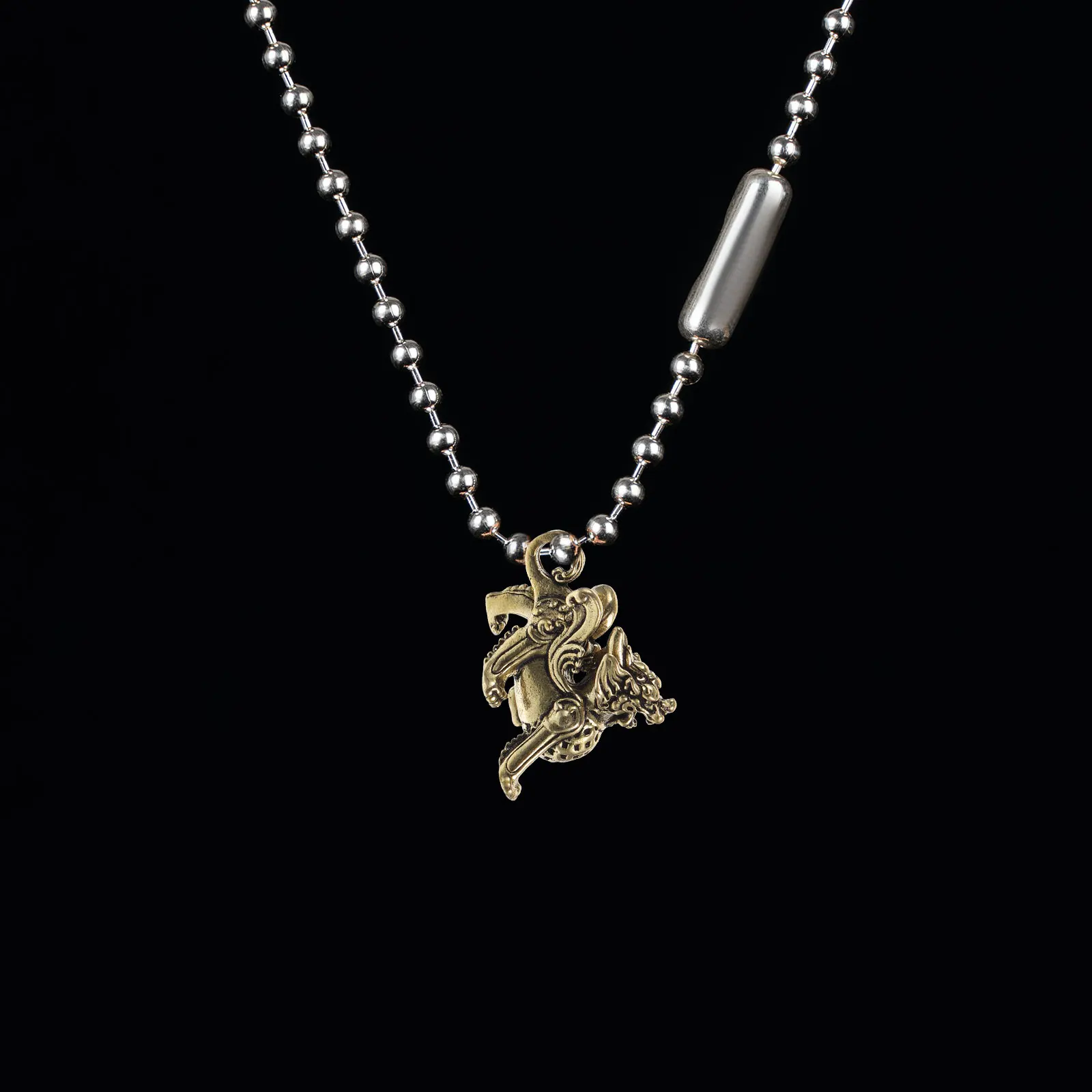 

4Pcs Brass Pendant Small Keychain Charm Hanging Ornament Lightweight DIY Keyring Decor Bag Hanging Decoration