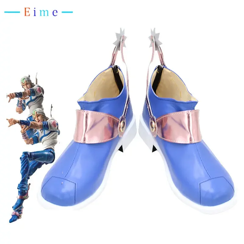 

Обувь для косплея Johnny Joestar, аниме «Невероятные приключения Джоджо», Джо, детский реквизит для косплея, карнавальные ботинки на Хэллоуин, обувь из искусственной кожи на заказ