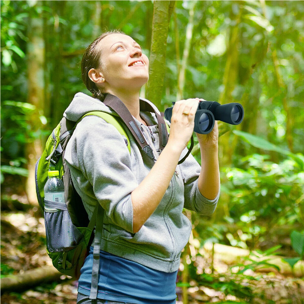 مناظير احترافية عالية الوضوح للبالغين تكبير 10X، عدسة موضوعية 50 مم، تركيز مركزي، مادة ABS رياضية #4