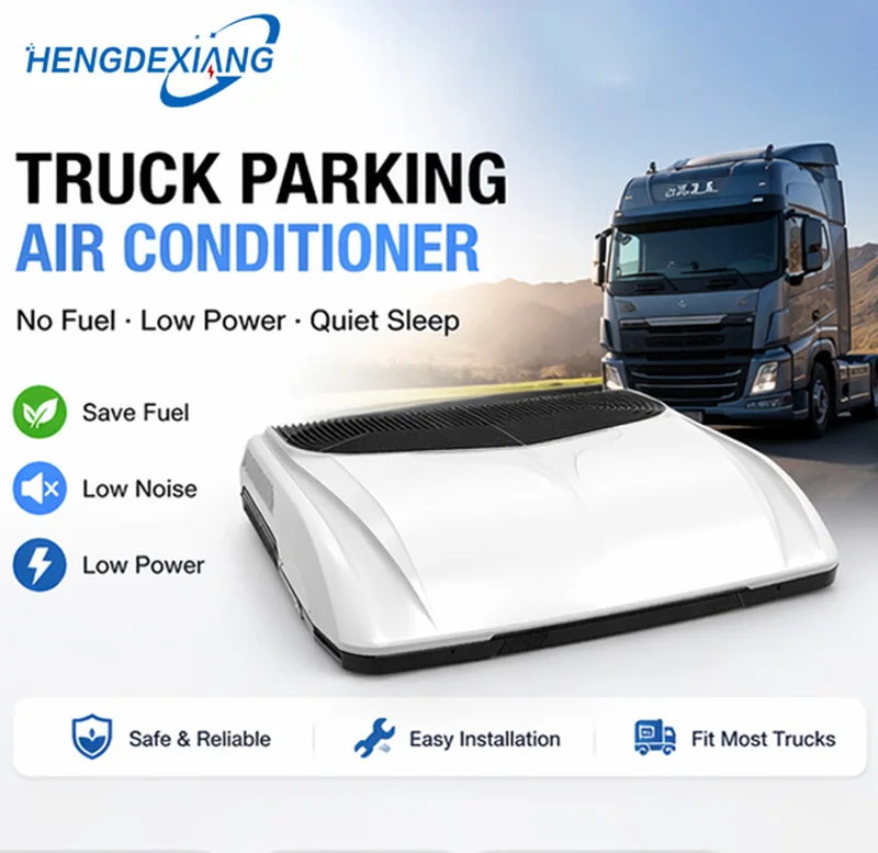 12V/24V Parking Air Conditioner 12000 BTU Fast Cooling Ultra-Quiet  Low Noise Ideal for Trucks RVs and Engineering Vehicles