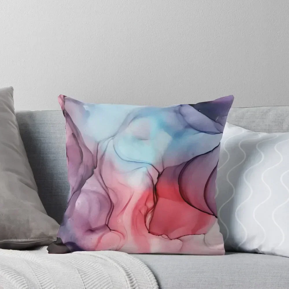 

Flame Fired Alcohol Ink Painting Throw Pillow autumn decoration Christmas Pillows Christmas s Covers pillow