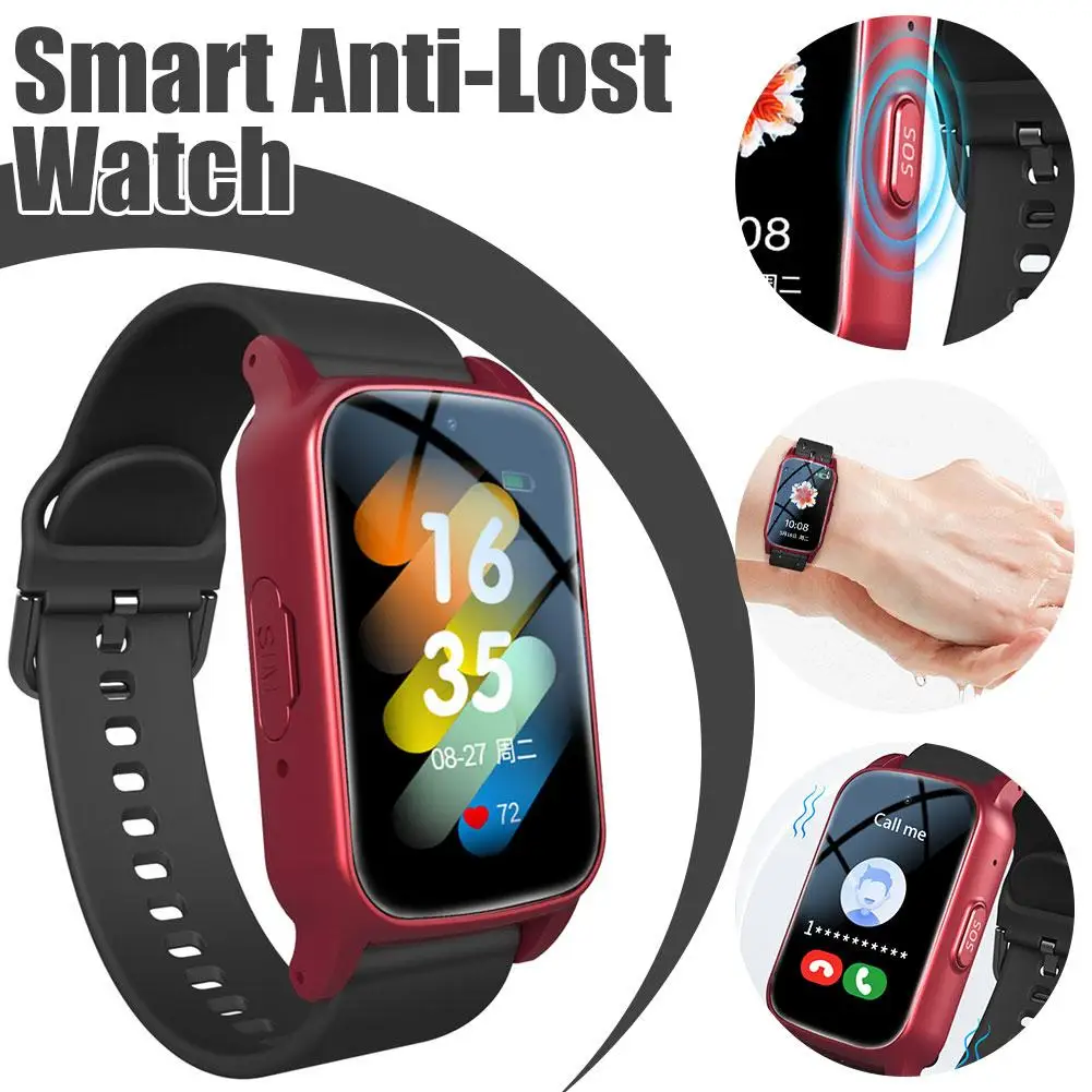 

Anti-Lost GPS Elderly Positioning Bracelet, SOS Emergency Call Smart Watch with SIM Card for Senior Anti-Wandering Tracker