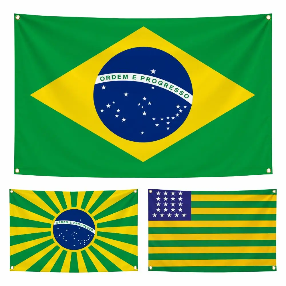 Country B-Brazil Flags Personalized Flag Room Dorm Camping Picnic Garage Bar Indoor Outdoor Wall Decor