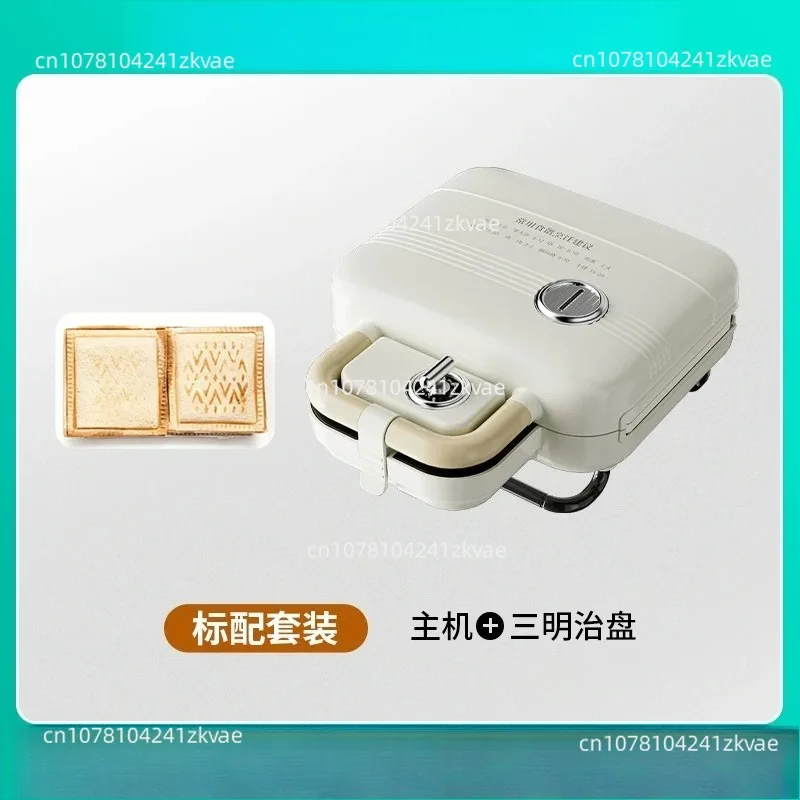 Machine Timer Fast Double Plate Non-Stick Sandwich Takoyaki Pancake Donut Machine 750W Multifunctional Breakfast Machine Waffle