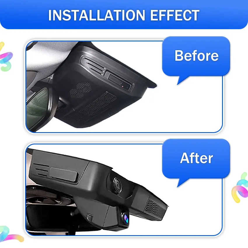 4K HD 2160P Night Vision Car DVR For Ebro S700 S800 For Chery Tiggo 7 Tiggo 8 Pro 2025 2026 WiFi APP Dash Camera