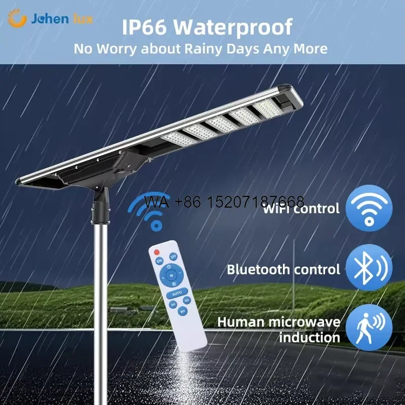 Wmwmnu for Highway Integrated White Outdoor Waterproof LED Solar Panel Street Lights IP66 Road Street 100W 150W 200W 250W