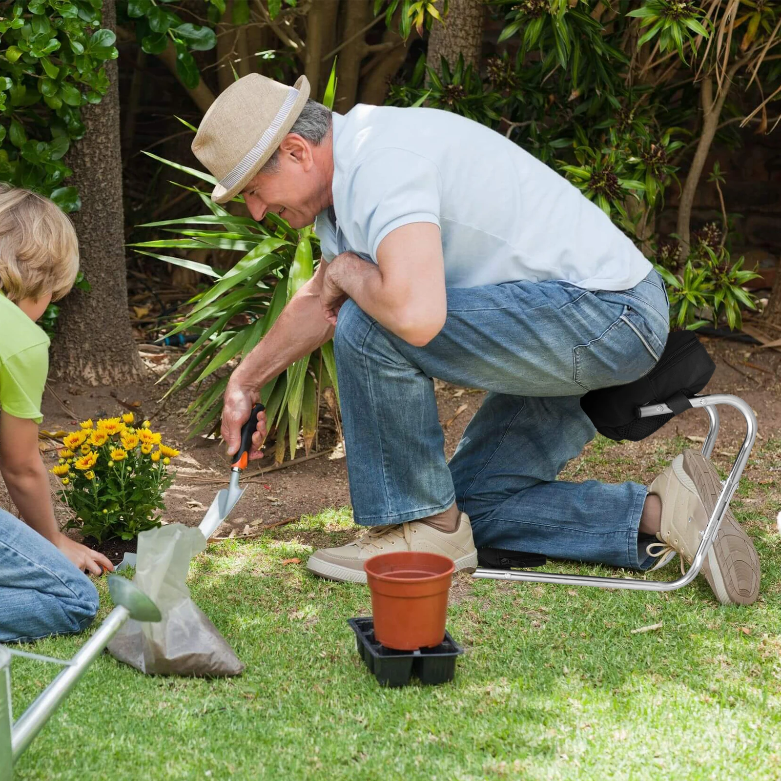 Jardinagem joelho assento jard - Garden Kneeling Pad avaliação e preço