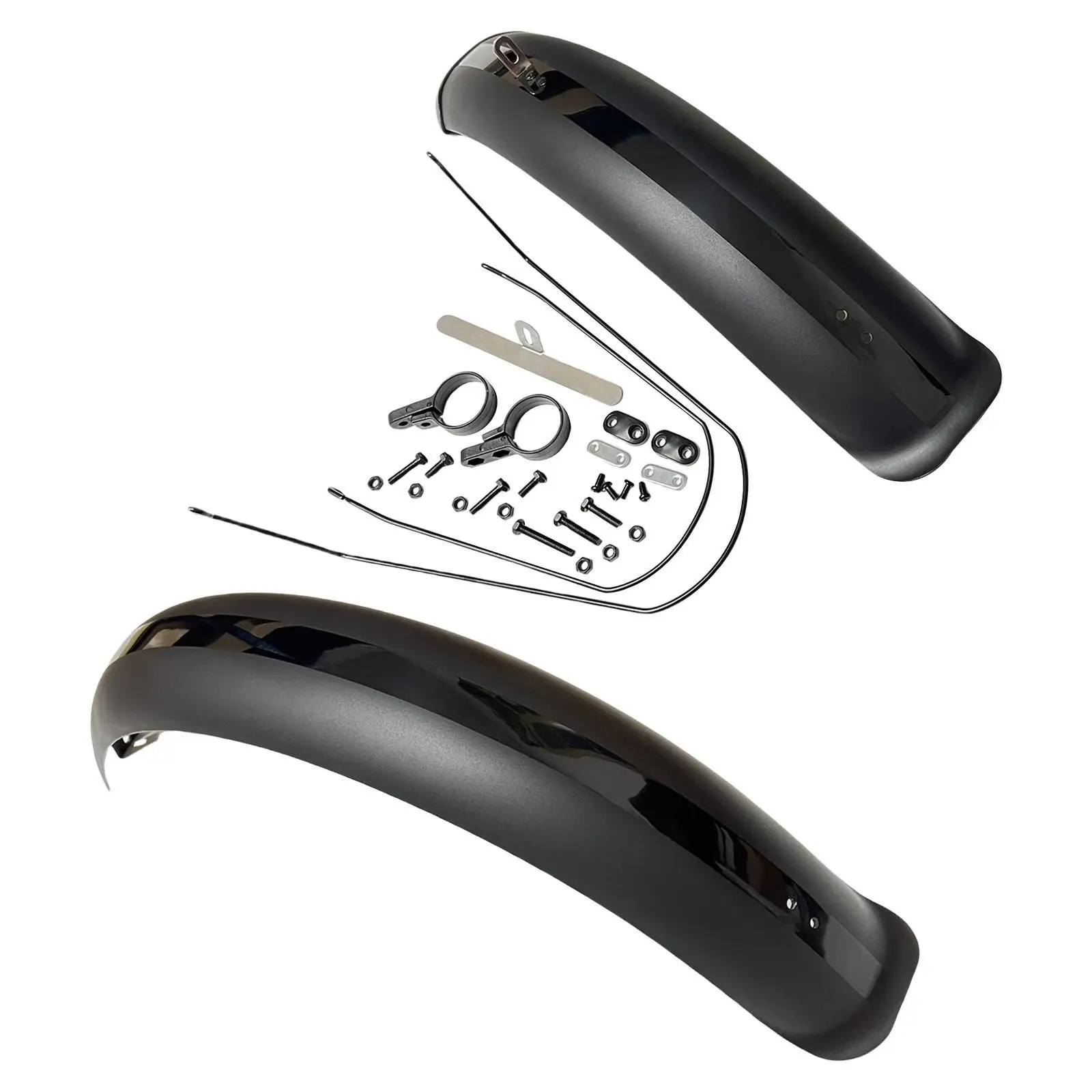 

Bike Fenders 20" x4.0 Fat Tire Mud Guards Fender Set Mudguards For BMX Folding Snow E-Bike Bicycle MTB Cycling Accessories Black