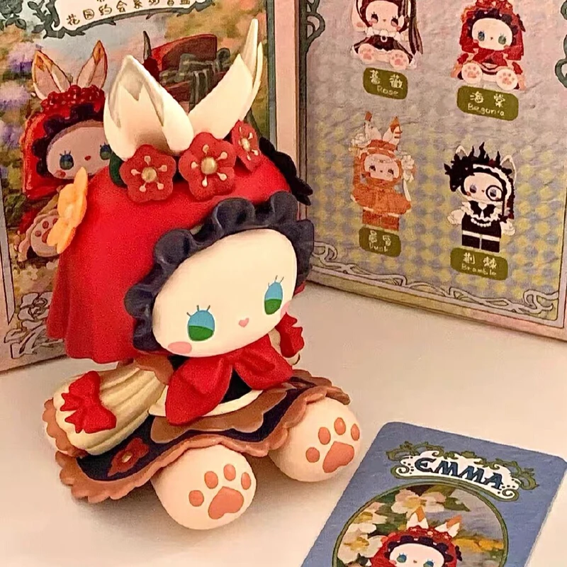 本物のエマ シークレット フォレスト ガーデン デート シリーズ トレンディ ブラインド ボックス アニメ フィギュア かわいい部屋の装飾品人形誕生日フェスティバルギフト