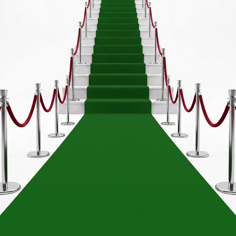 Premium 160 GSM Felt Non-Woven Fabric Runway Rug for Party Wedding & Special Events,Rolled Package Without Creases