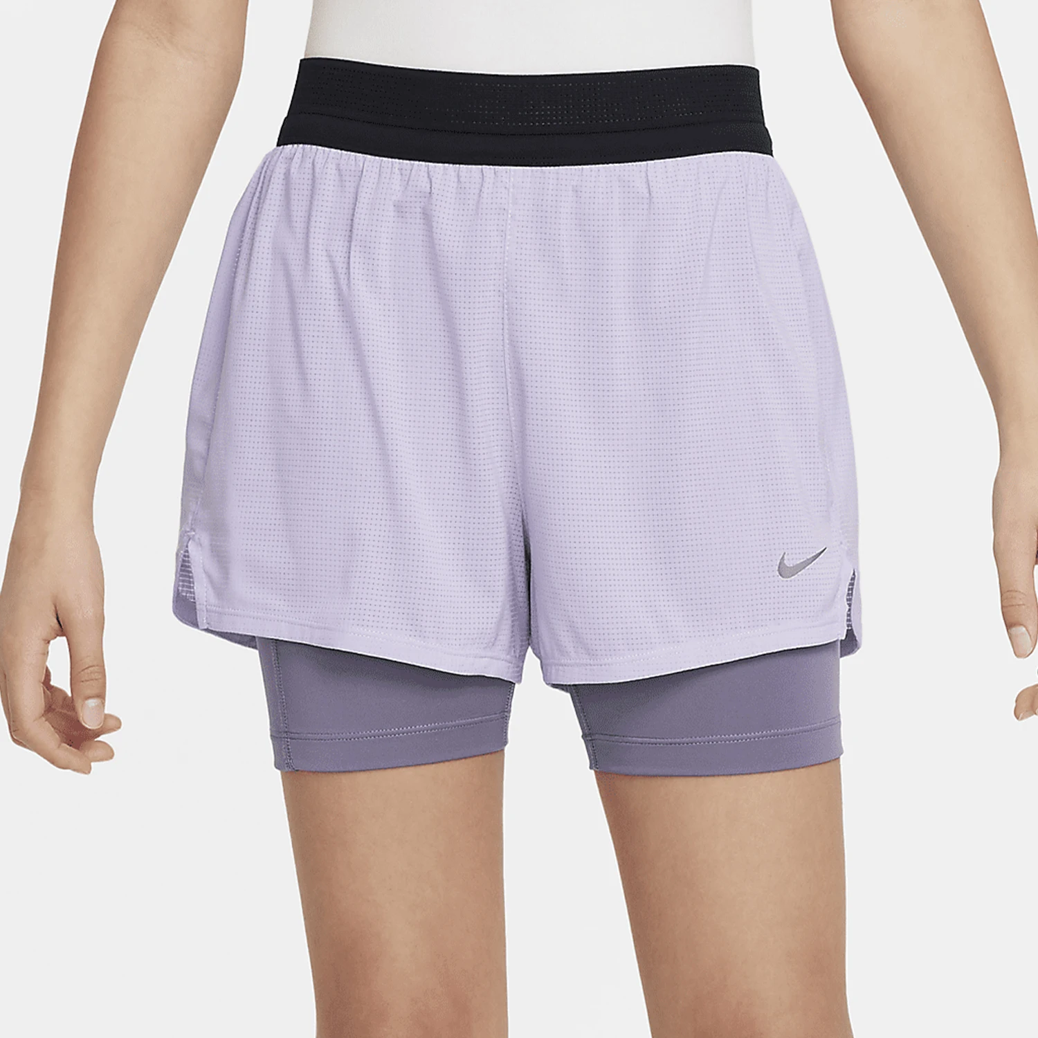 

Nike genuine Dri FIT children's 2-in-1 sports and leisure shorts FJ6860-515