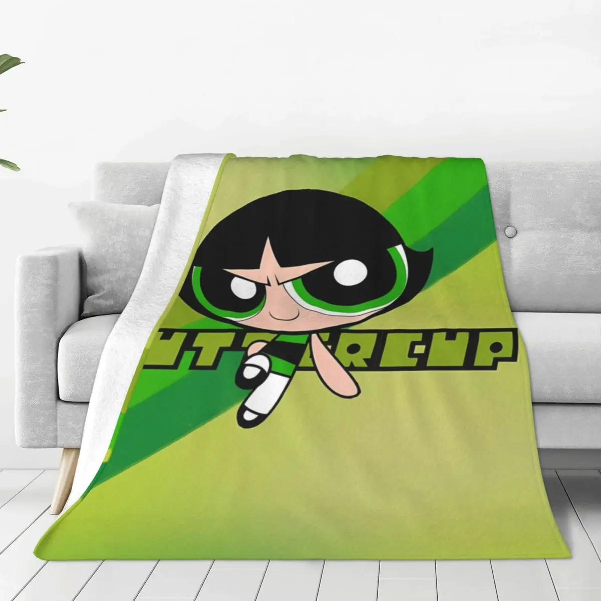 The Powerpuff Girls Blanket Quality Warm Soft Throw Blanket Winter Decorative Couch Bed Funny Bedspread