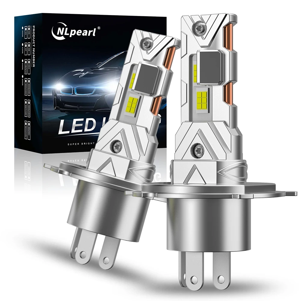 

2Pcs 20000LM H4 светодиодные лампы фары Canbus 24pcs 3570 CSP высокий низкий луч H4 Led свет Canbus CSP Turbo мини лампы 12 В 6500K