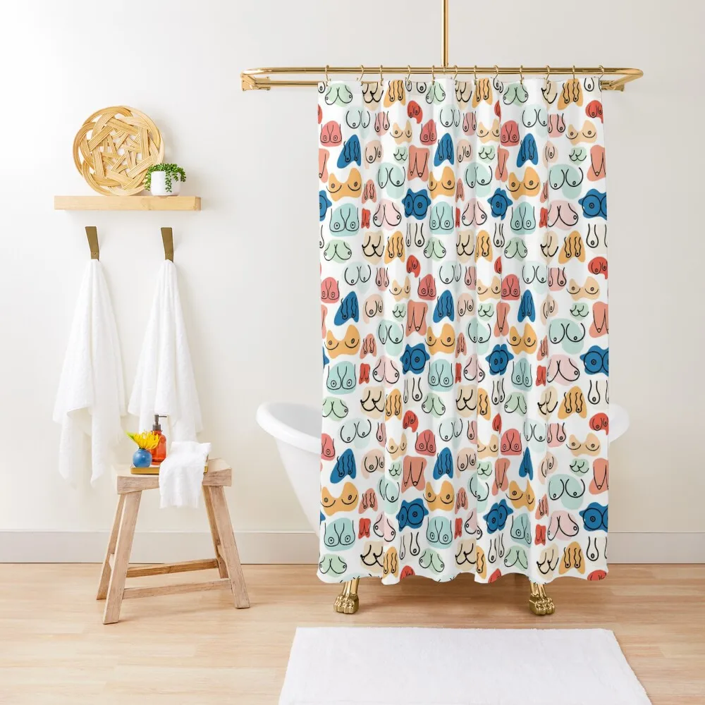 

Boobs Shower Curtain Window Modern Showers For Bathroom Waterproof Bath And Anti-Mold Waterproof Shower And Anti-Mold Curtain