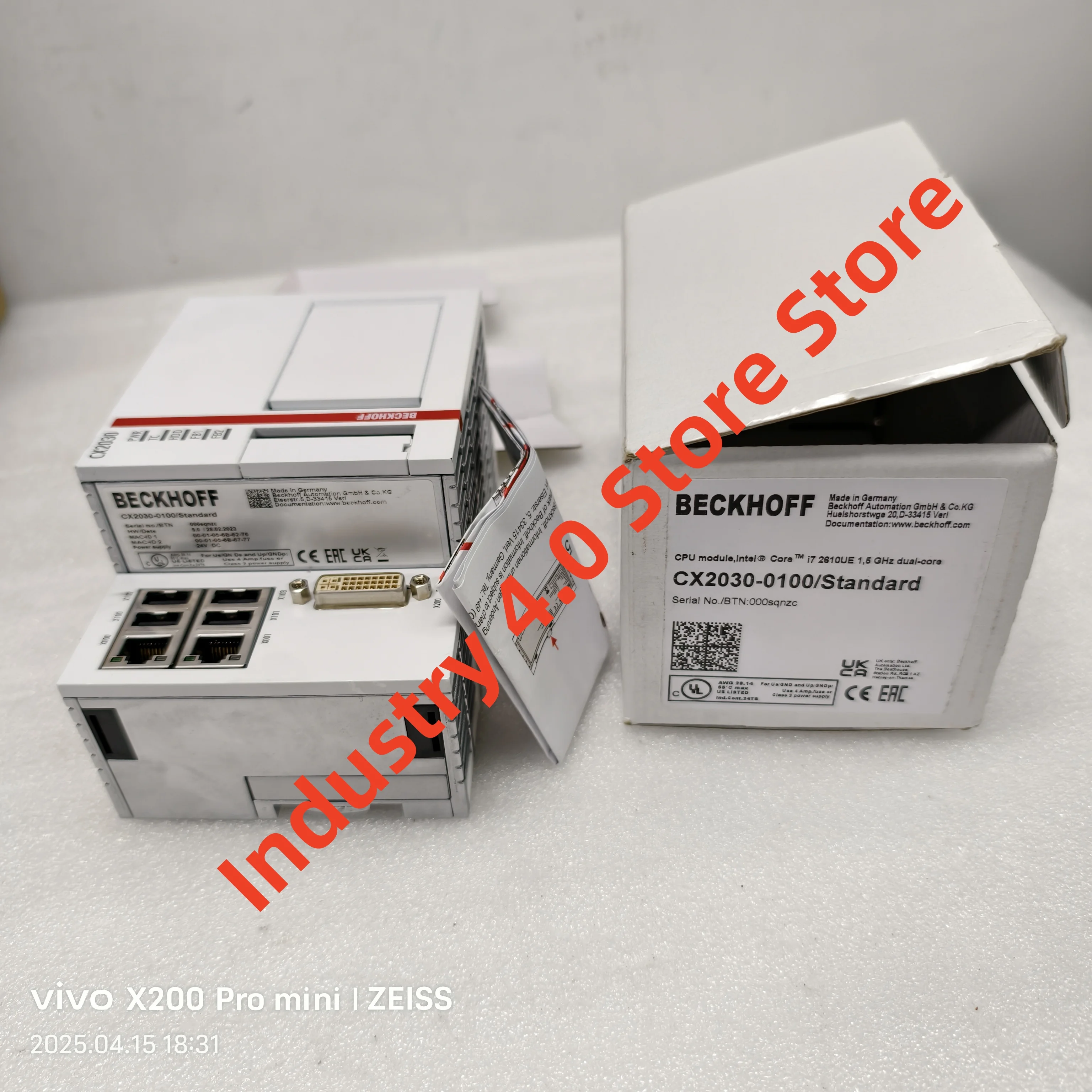 وحدة تحكم CX2030-0100 أصلية جديدة