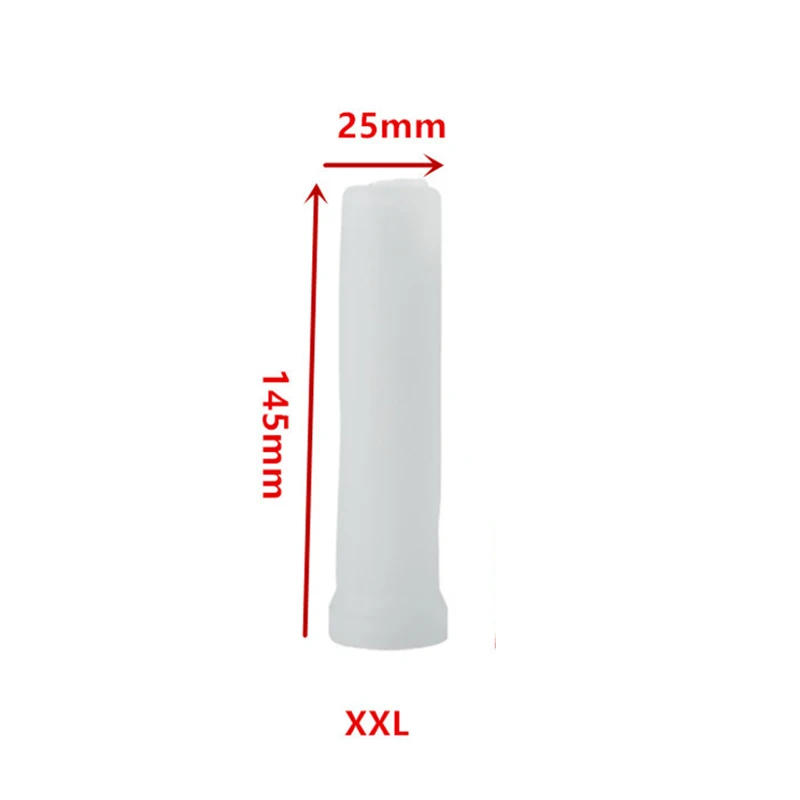 Sleeves For Penis Vacuum Cup Glans Cap Adult Supplies Silicone Genital Sleeve Clamping Kit Penis Enlargement Stretcher Extender