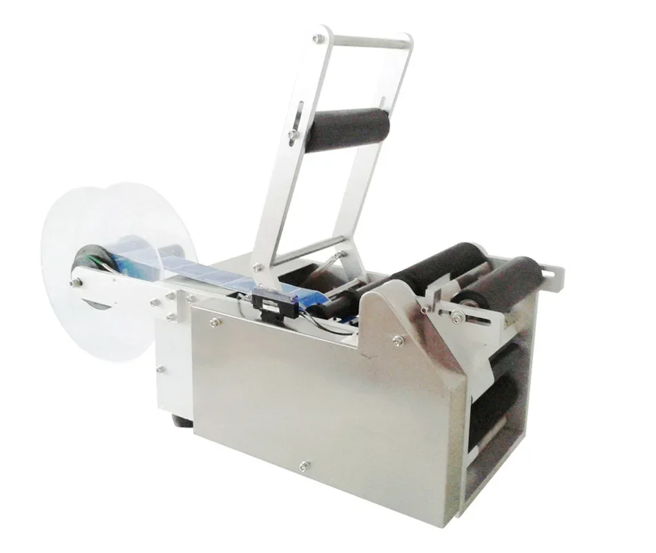 Small Table Top Semi Automatic Round Bottle Labeling Machine