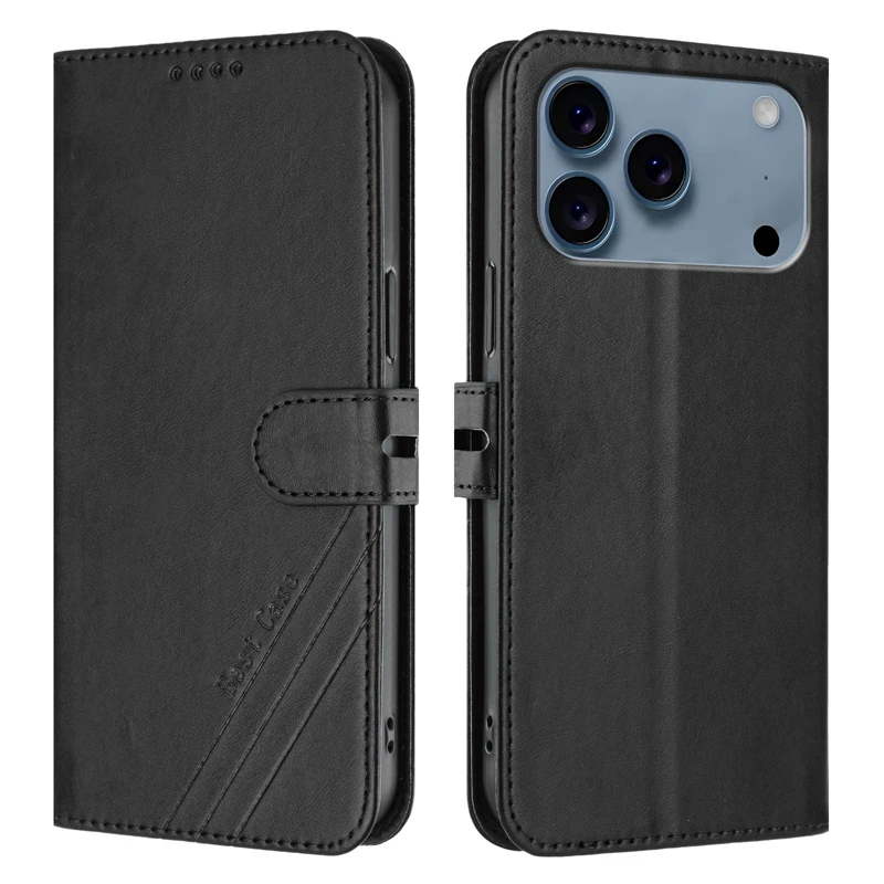 i Phone 17 Pro Max Case For iphone 17 pro max Leather Flip Case on For Coque Apple iPhone17 17Pro Air Cases Magnet Wallet Cover