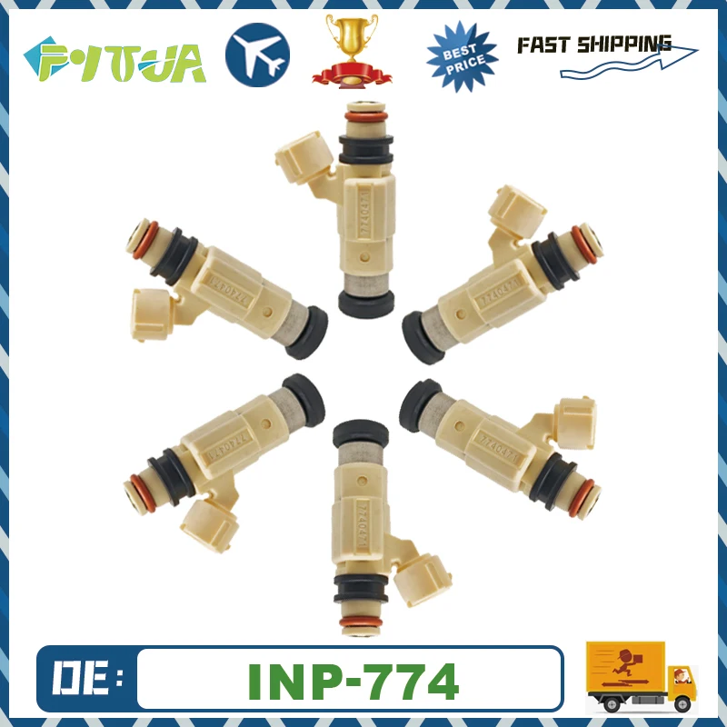 

6pcs Fuel Injector INP-774 INP774 For Suzuki XL-7 2002-2006 Grand Vitara 2001-2004 2.7L V6 15710-52D00