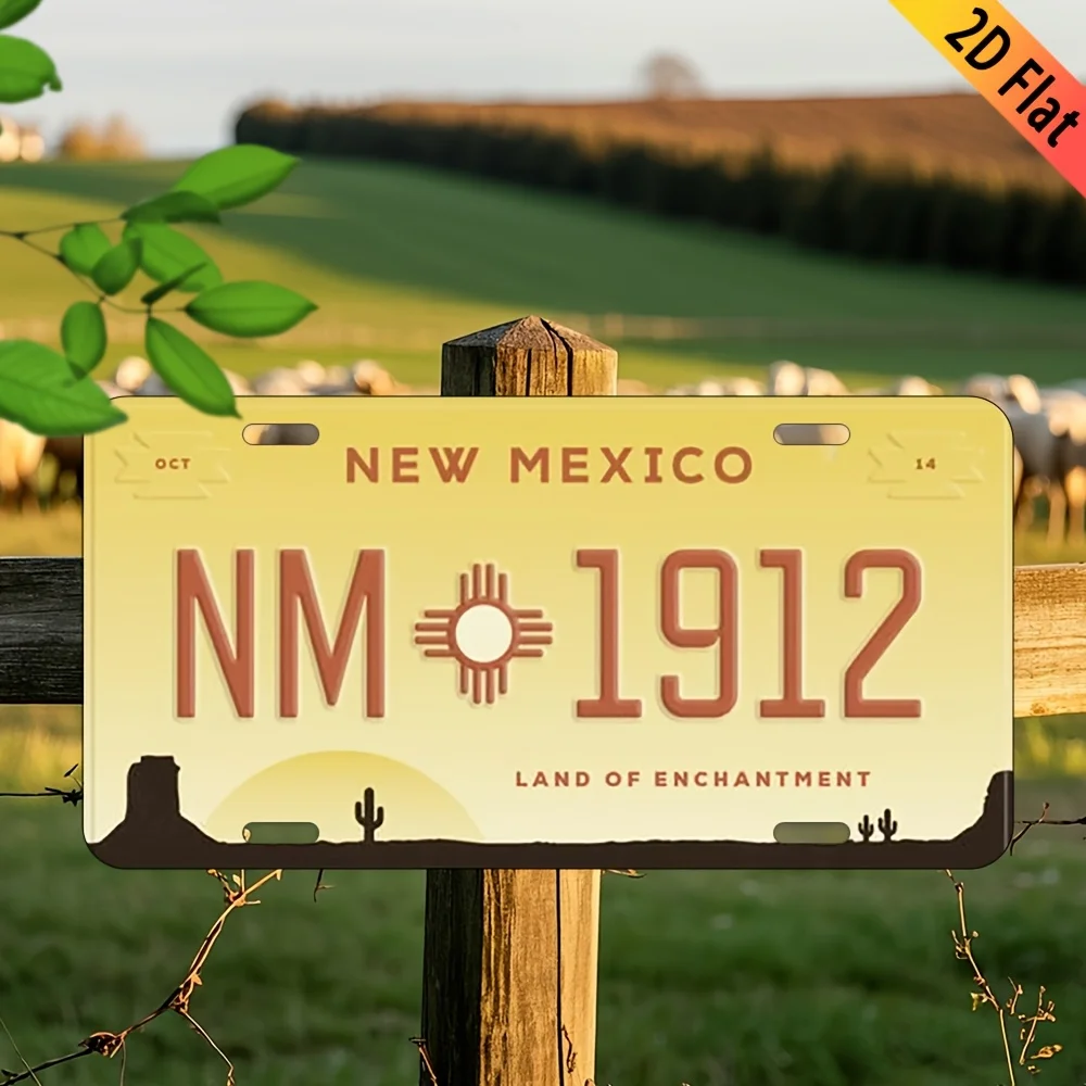 1pc 2D Flat Vintage Aluminum Decorative Sign Plaque, 6×12 Inches, Suitable for Home, Bar, Garage, Lawn, for Man Cave