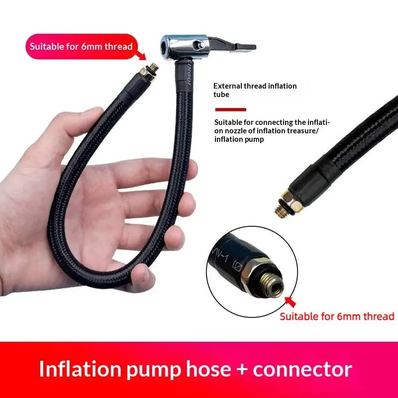 *New Sale Car Tire Inflator Hose Inflatable Air Pump Extension Tube Adapter Twist Tyre Connection Locking Air Chuck