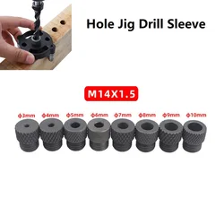 Drill Sleeve Woodworking Drill Locators Stainless Steel Bushing Dowelling Jig Wood Drilling Guide Locators 3-10mm