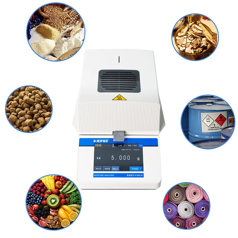 COOFULL Low Price Benchtop Cereals Seed Feed Halogen Moisture Analyzer Meter
