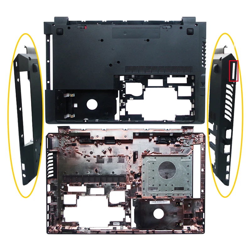 Imagem -03 - Concha Inferior para Lenovo B5030 B5045 B5070 B5080 B51-30 N50-45 Tampa Traseira d