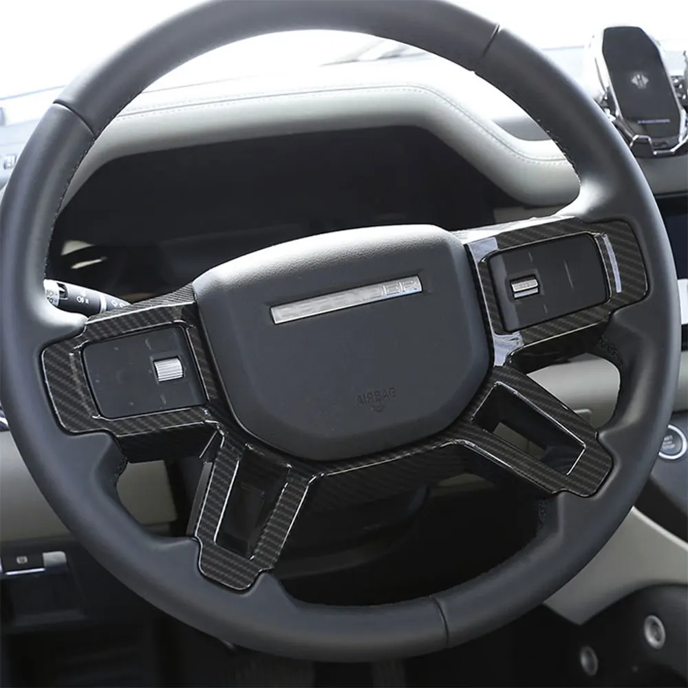 For 2020-2026 Land Rover Defender L663 car steering wheel decorative frame decorative stickers interior accessories