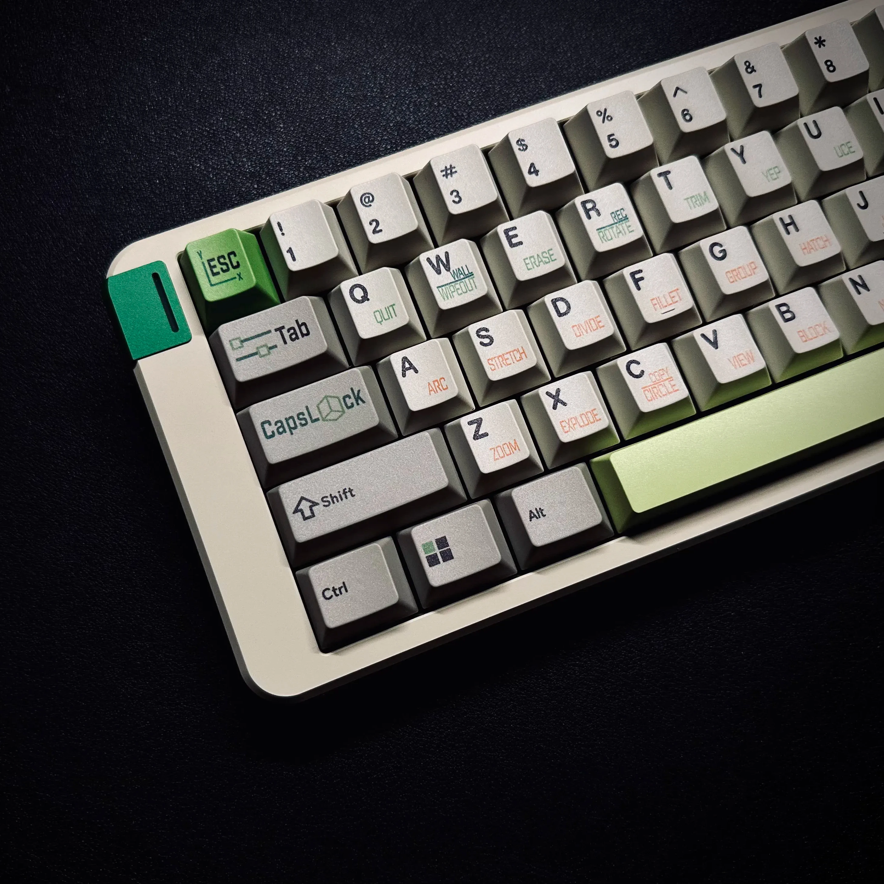 Do not redraw the keycapsPBT original five-sided sublimation keycaps mechanical keyboard customized large full set retro