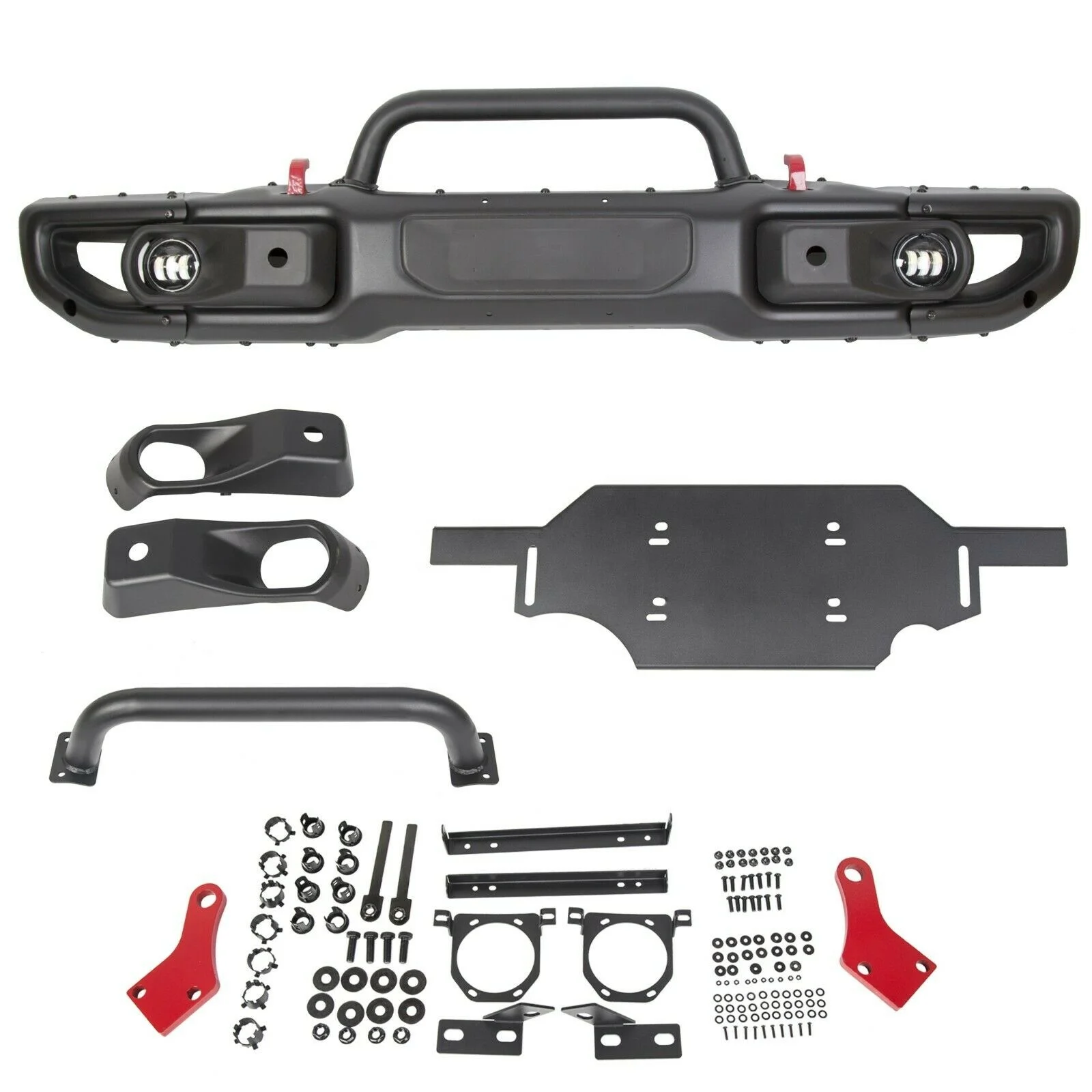 Steel Front Shock with U Bar, JL 10th Anniversary Style, Compatible with 2018 and Newer Jeep Wrangler