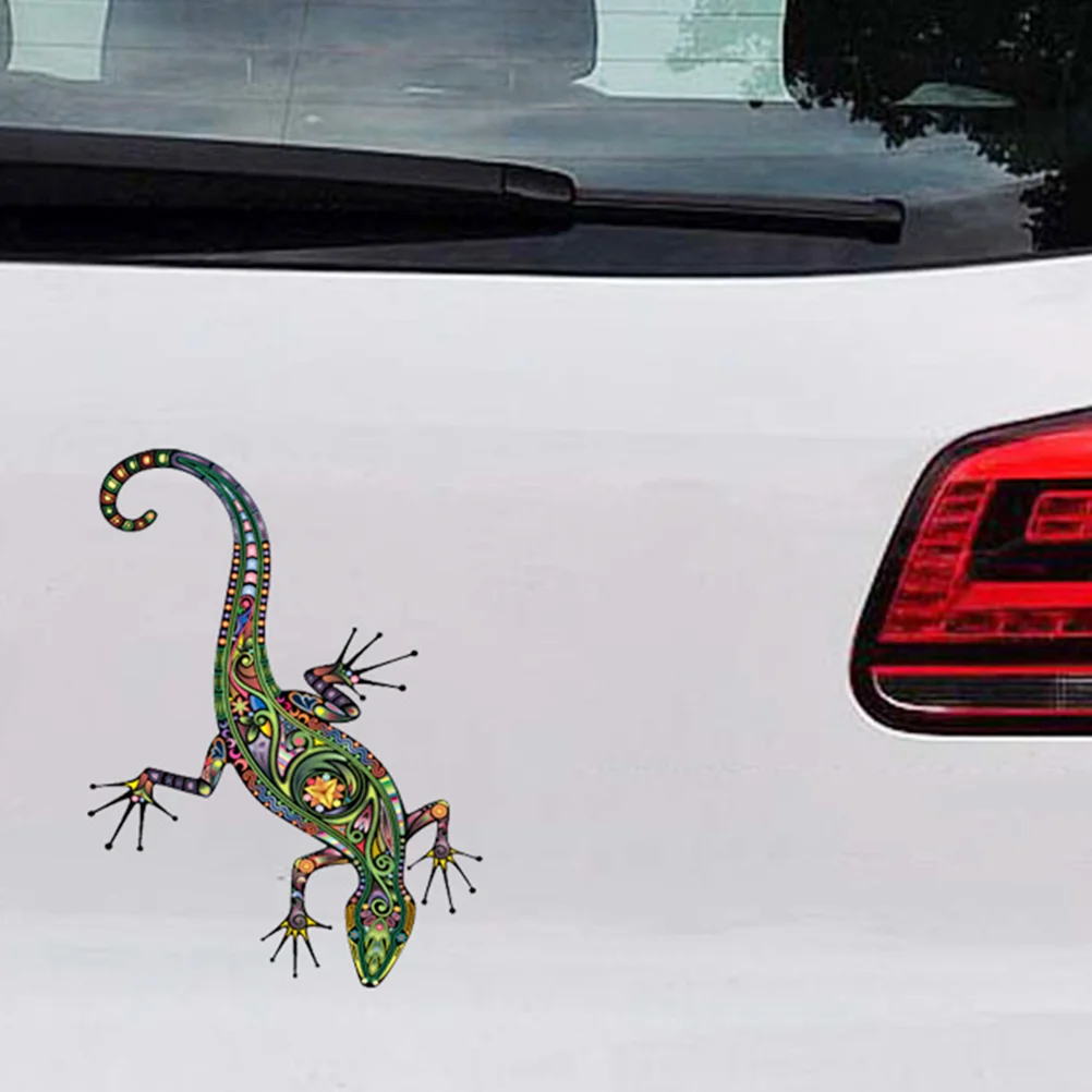 2 Pcs Detachable Stickers Car Removable Wall Mural Bumper 60X45cm Home Funny Gecko