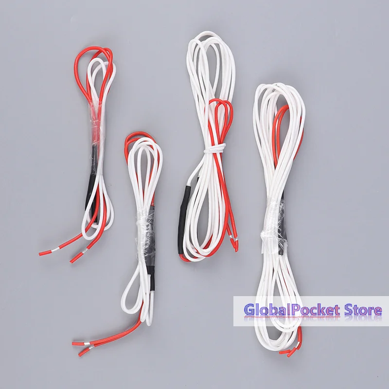 12V Silicone Rubber Low-voltage Heating Wire With Cold Wire Do Joint For Car Seats/Electric Blankets/Heating Pads/Floor Mat - view 2